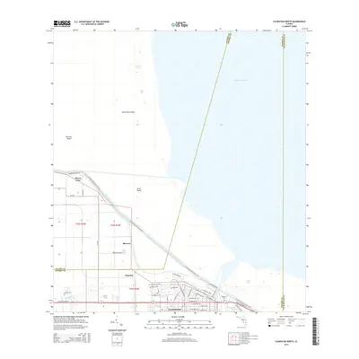 2015 Map of Clewiston North, 2015 Print