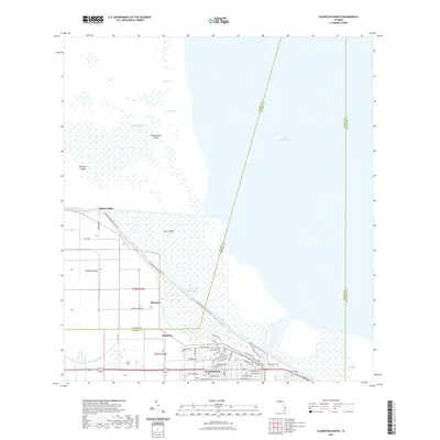 2021 Map of Clewiston North, 2021 Print