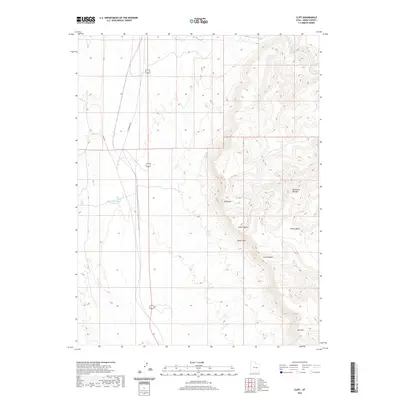 2020 Map of Cliff, 2020 Print