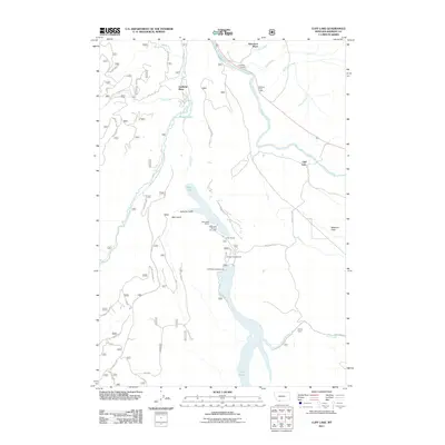 2011 Map of Cliff Lake, 2011 Print