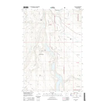 2014 Map of Cliff Lake, 2014 Print