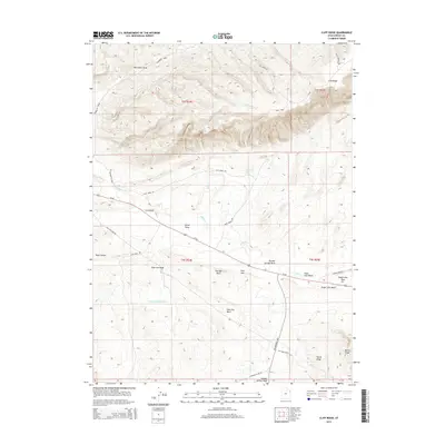 2014 Map of Cliff Ridge, 2014 Print