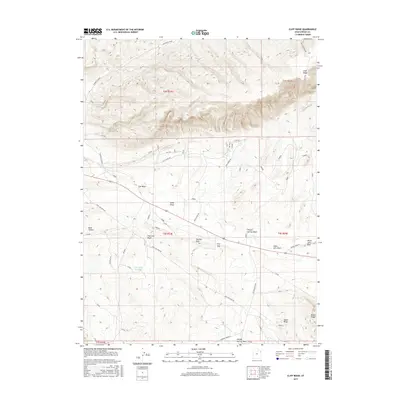 2017 Map of Cliff Ridge, 2017 Print