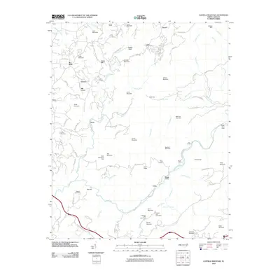 2010 Map of Cliffield Mountain, 2010 Print