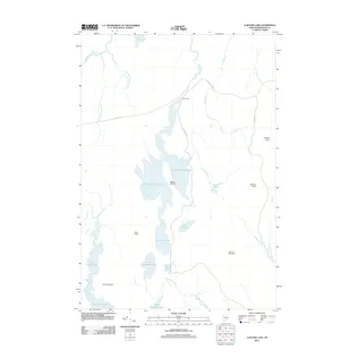 2011 Map of Clifford Lake, 2011 Print