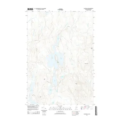 2014 Map of Clifford Lake, 2014 Print