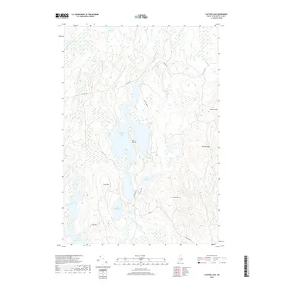 2018 Map of Clifford Lake, 2018 Print