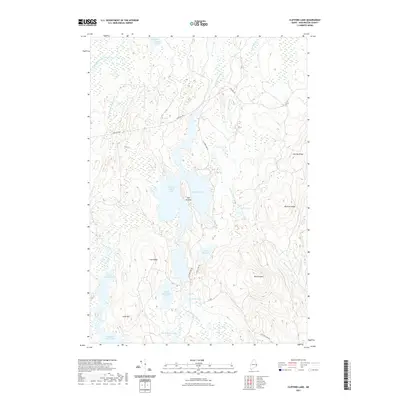 2021 Map of Clifford Lake, 2021 Print