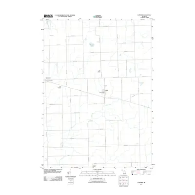 2011 Map of Clifford, 2011 Print