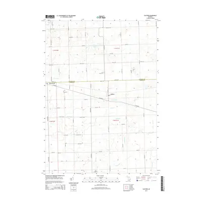2014 Map of Clifford, 2014 Print
