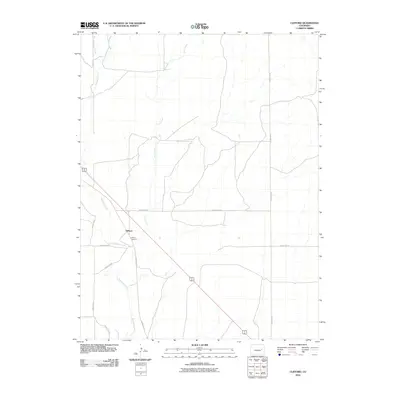 2010 Map of Clifford, 2010 Print