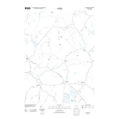 2013 Map of Clifford, 2013 Print