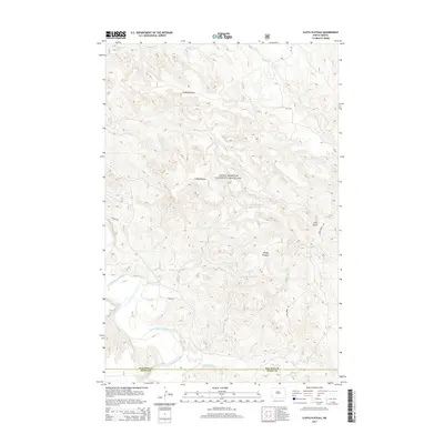 2014 Map of Cliffs Plateau, 2014 Print