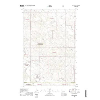 2018 Map of Cliffs Plateau, 2018 Print