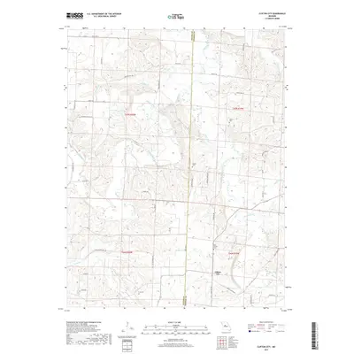 2017 Map of Clifton City, 2017 Print