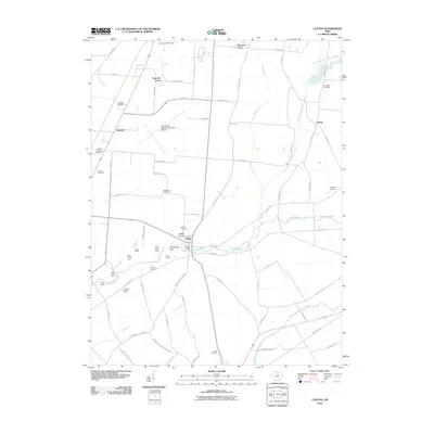 2010 Map of Clifton, 2010 Print
