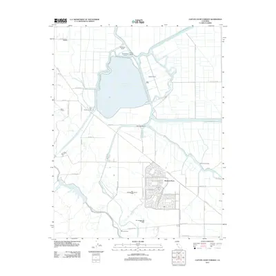 2012 Map of Clifton Court Forebay, 2012 Print