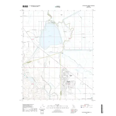 2018 Map of Clifton Court Forebay, 2018 Print