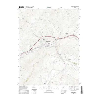 2016 Map of Clifton Forge, 2016 Print