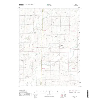 2017 Map of Clifton Hill, 2017 Print