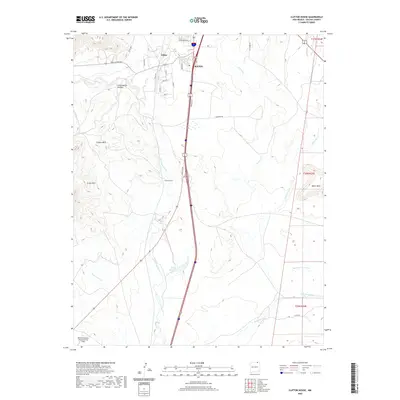 2020 Map of Clifton House, 2020 Print