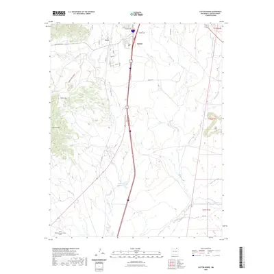 2023 Map of Clifton House, 2023 Print