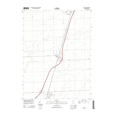 2015 Map of Clifton, 2015 Print