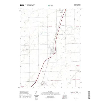 2018 Map of Clifton, 2018 Print