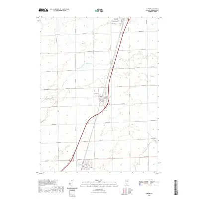 2021 Map of Clifton, 2021 Print