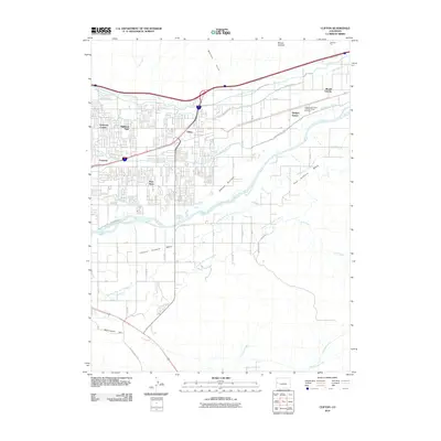 2010 Map of Clifton, 2010 Print