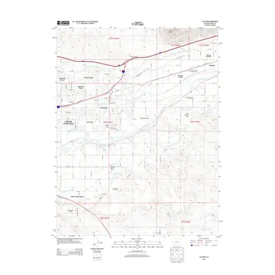 2013 Map of Clifton, 2013 Print