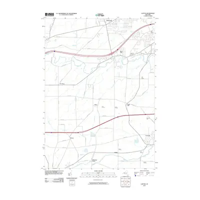 2010 Map of Clifton, 2010 Print