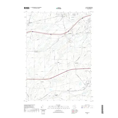 2019 Map of Clifton, 2019 Print
