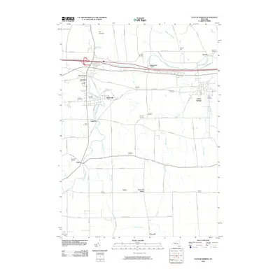 2010 Map of Clifton Springs, 2010 Print