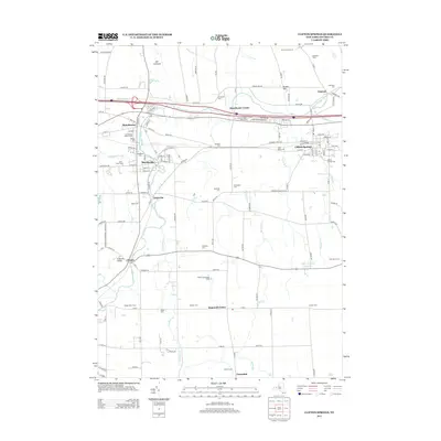 2013 Map of Clifton Springs, 2013 Print