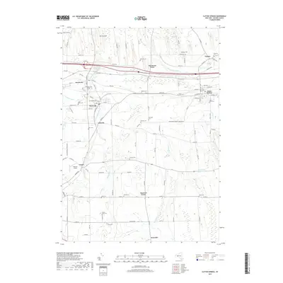 2019 Map of Clifton Springs, 2019 Print