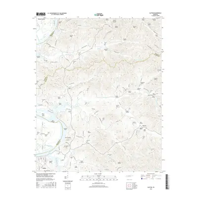 2016 Map of Clifton, 2016 Print