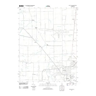 2010 Map of Clifty Falls, 2010 Print