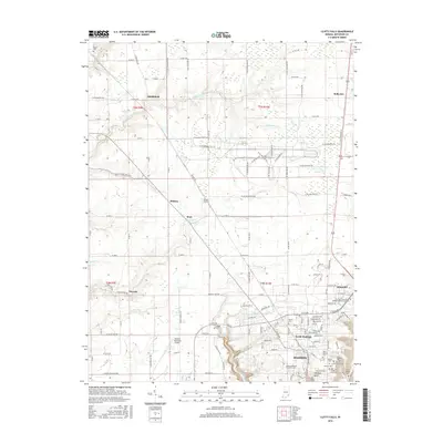 2016 Map of Clifty Falls, 2016 Print