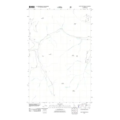 2011 Map of Clifty Mountain, 2011 Print