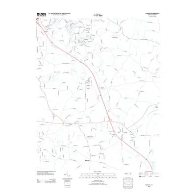 2013 Map of Climax, 2013 Print
