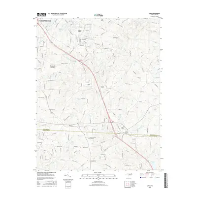 2016 Map of Climax, 2016 Print