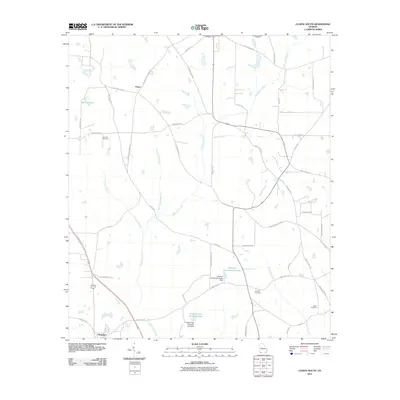 2011 Map of Climax South, 2011 Print