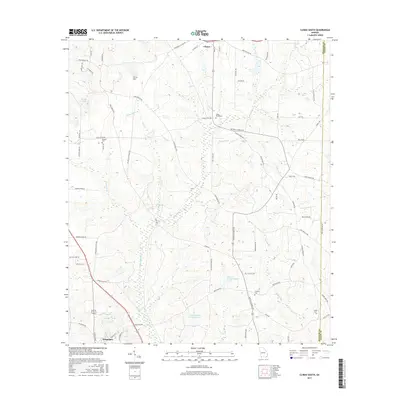 2017 Map of Climax South, 2017 Print