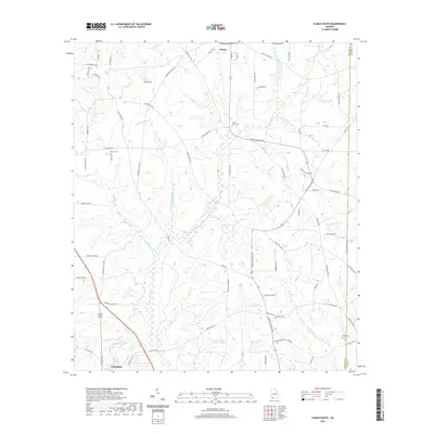 2020 Map of Climax South, 2020 Print
