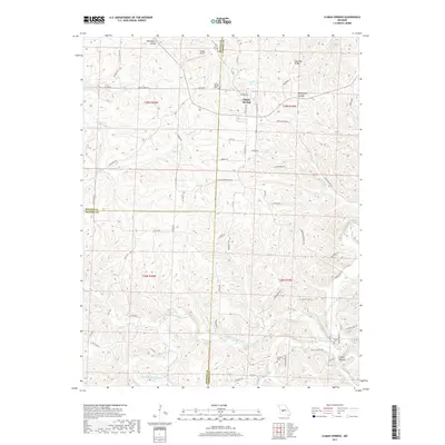 2017 Map of Climax Springs, 2017 Print