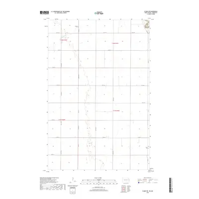 2018 Map of Climax SW, 2018 Print