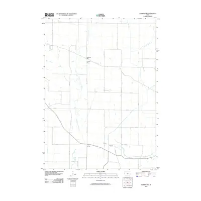 2010 Map of Climbing Hill, 2010 Print
