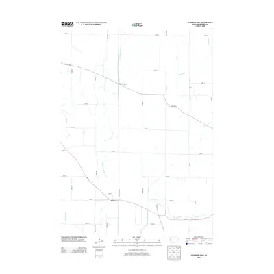 2013 Map of Climbing Hill, 2013 Print