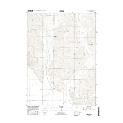 2015 Map of Climbing Hill, 2015 Print